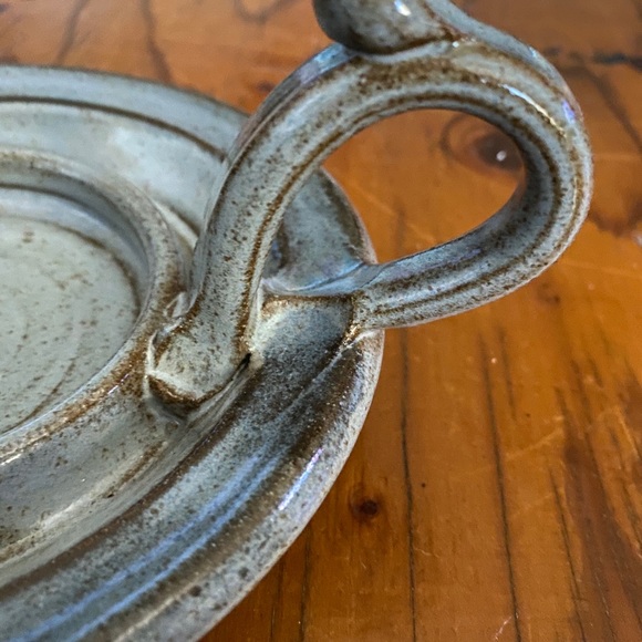 Rustic clay handcrafted Candle holder - Picture 5 of 6